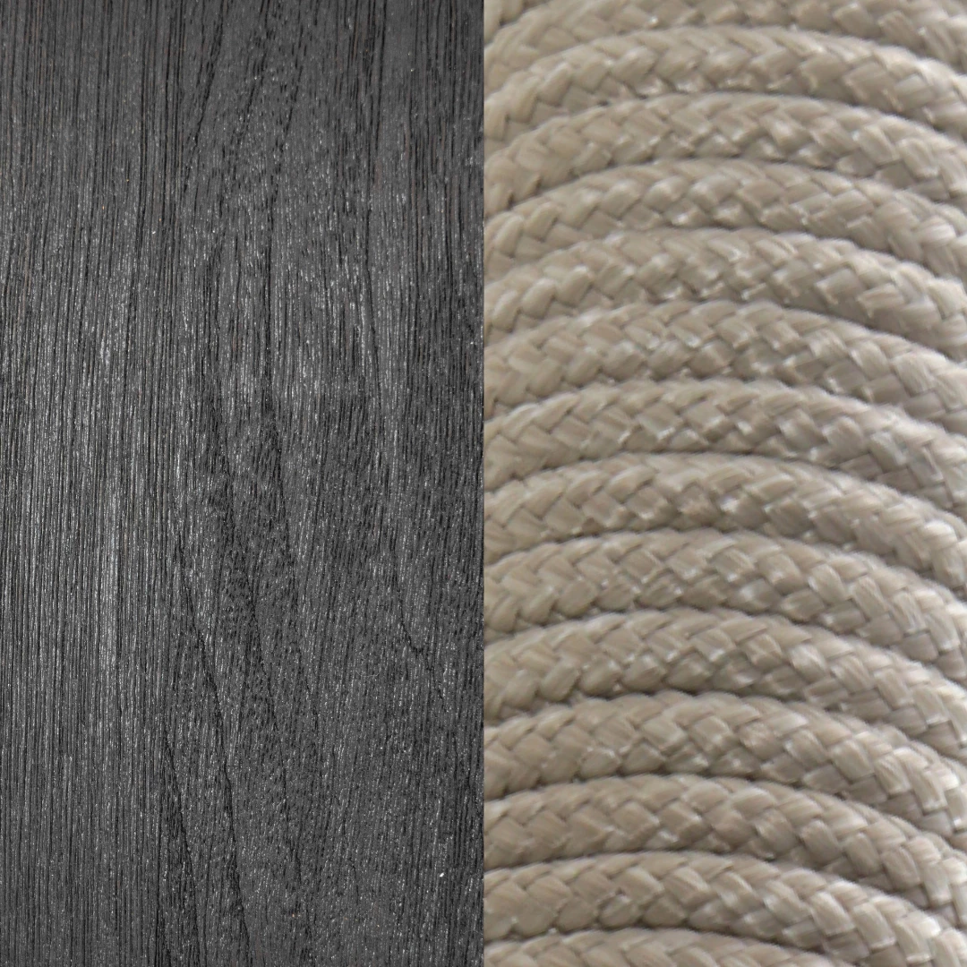 Black teak & sand W68R13